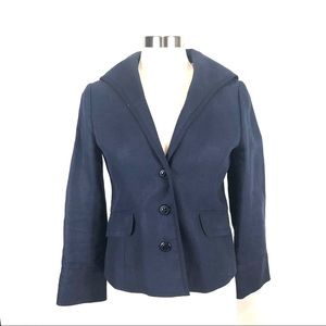 J. Crew rare navy nautical blazer 2
